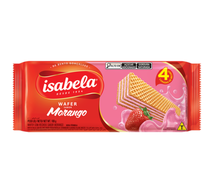 Wafer Morango Wafer Morango