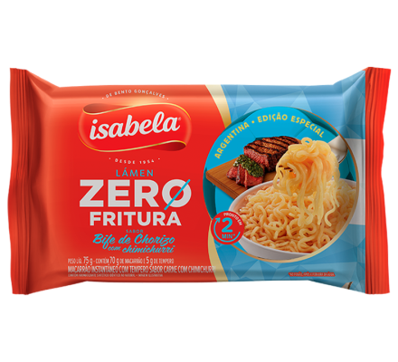 Lámen Zero Fritura – sabor Bife de Chorizo com Chimichurri