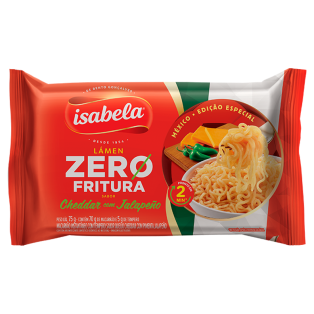 Lámen Zero Fritura – sabor Cheddar com Jalapeño