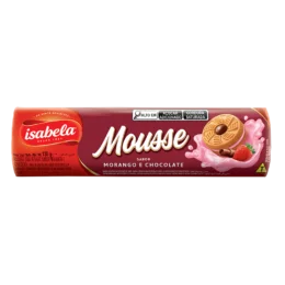 Mousse Morango e Chocolate