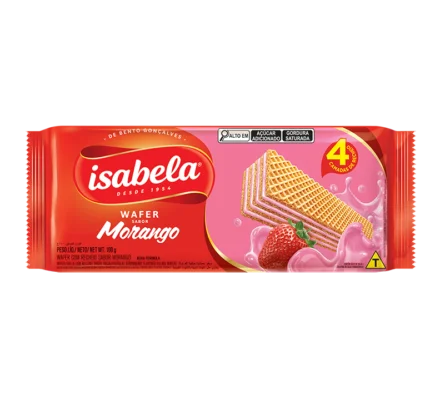Wafer Morango Wafer Morango