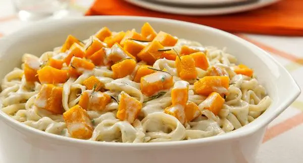 Ninho ao Gorgonzola com Abóbora
