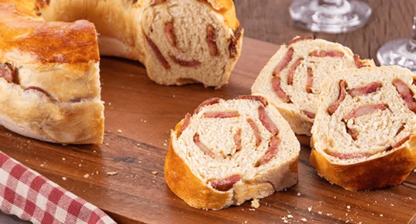Pão De Linguiça Artesanal